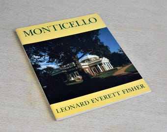Vintage,Monticello,by  Leonard Everett Fisher,Paperback,1988,Collectible