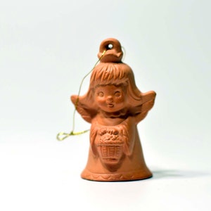Vintage,Christmas Ornament,Clay Ornament,Angel Ornament,Moskatel&#39;s ,Clay Bell,Angel Bell