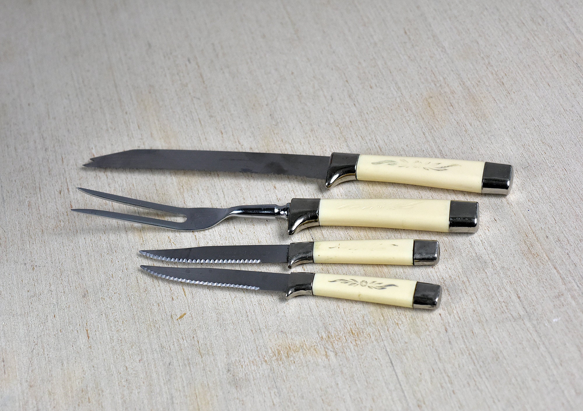 Vintage,emdeko,sheffield Cutlery,the Miracle Worker,knife and Fork