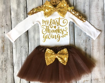 My First Thanksgiving Outfit Etsy