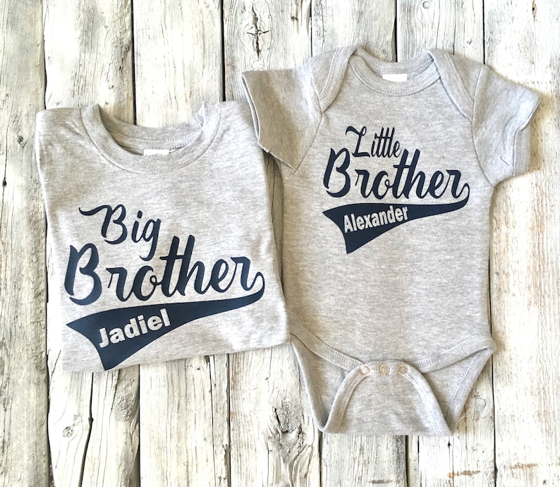 Big Brother Little Brother Matching Shirts Big Bro Lil Bro Etsy