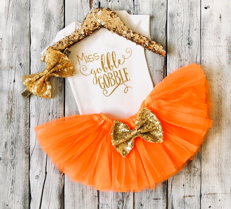 Baby girl Thanksgiving outfit first thanksgiving outfit | Etsy