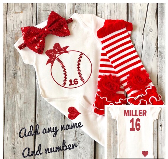 little sister baseball outfit