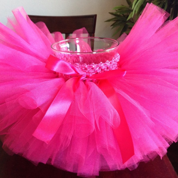 Pink tutu, hot pink tutu, birthday tutu, tutu, photo prop, newborn tutu, baby tutu, toddler tutu, bright tutu, girl tutu