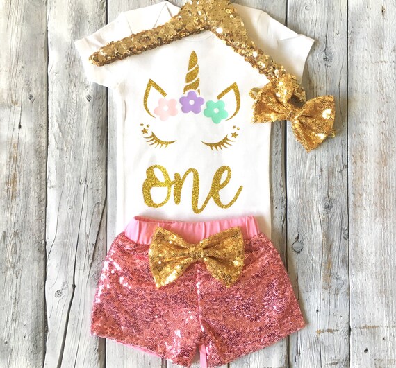 unicorn outfit for 1st birthday