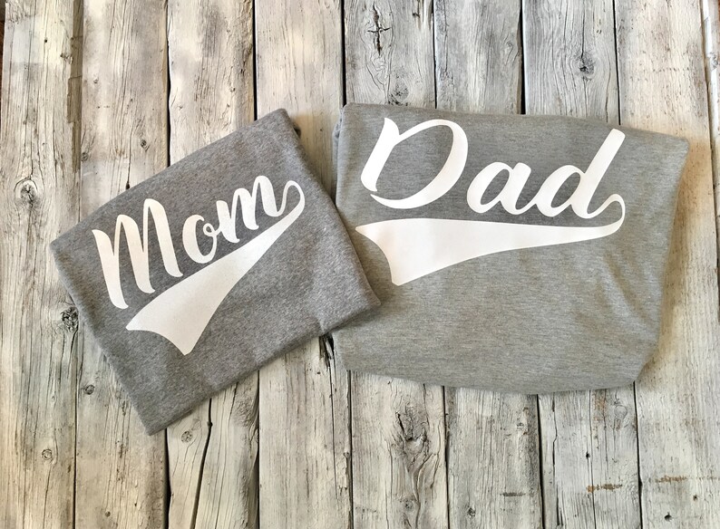 Mommy and Daddy Shirts Mom and Dad Shirts Baseball Etsy