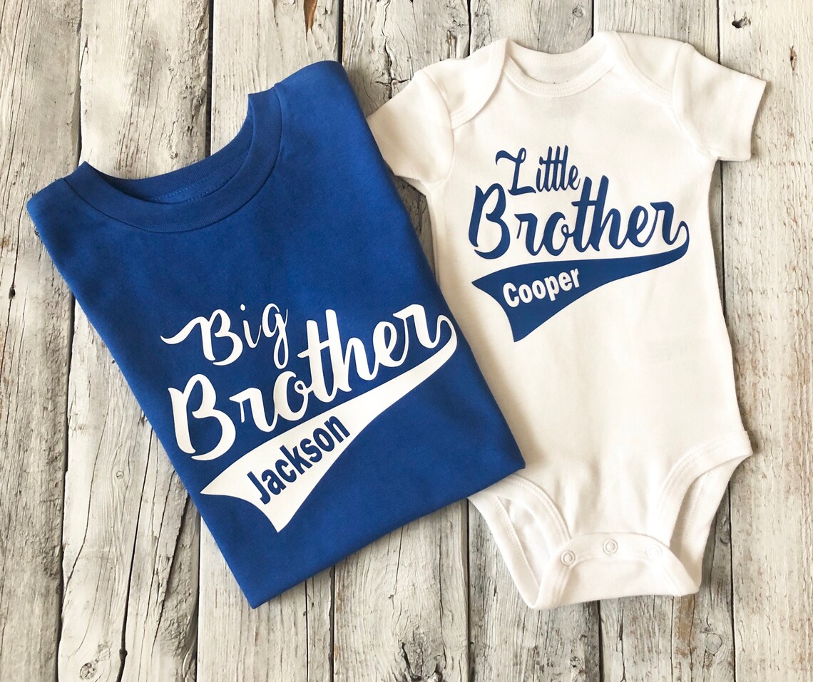 Big Brother Little Brother Shirts Brother Shirts Big Brother Etsy