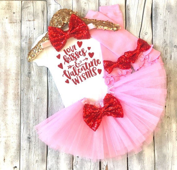 newborn baby girl valentine outfit