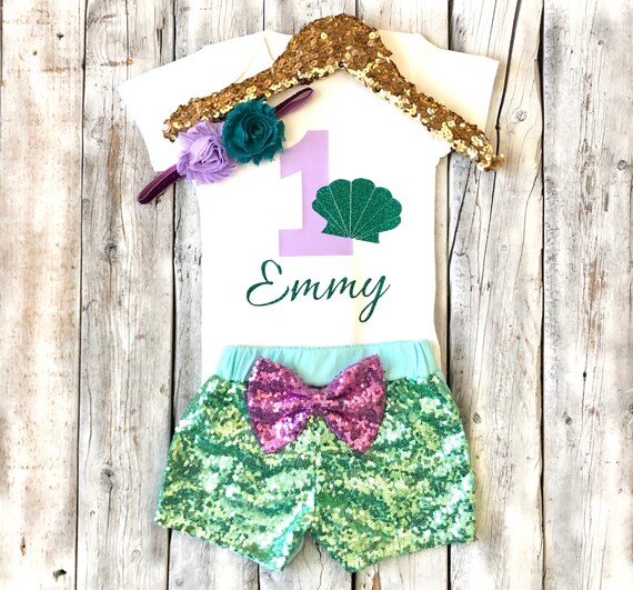 Mermaid outfit 1st outlet birthday
