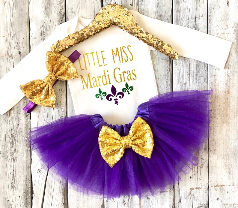 mardi gras baby tutu