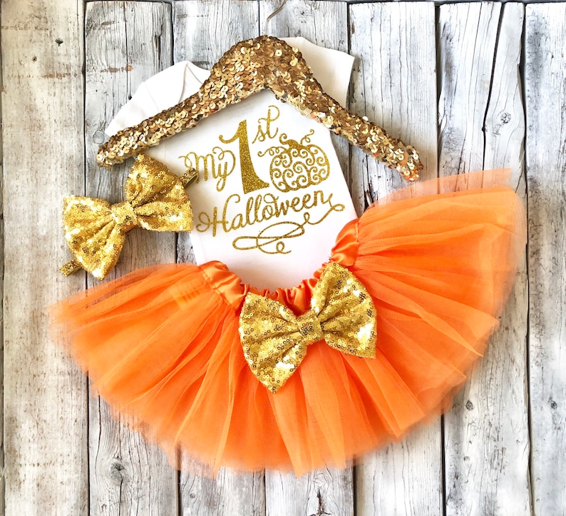 Baby Girl Halloween Outfit 1st Halloween Outfit First Etsy