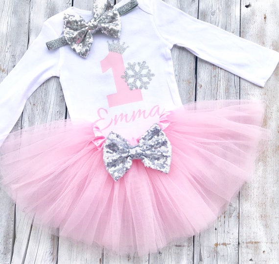 winter wonderland 1st birthday outfit