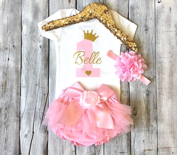 Tenue De Filles De Premier Anniversaire Tenue Etsy