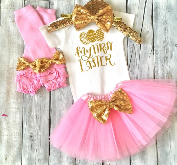 newborn easter outfit girl