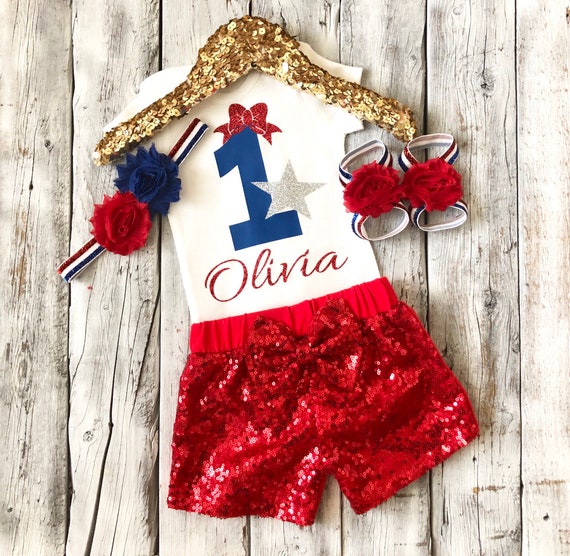 4th of july 1st birthday outfit