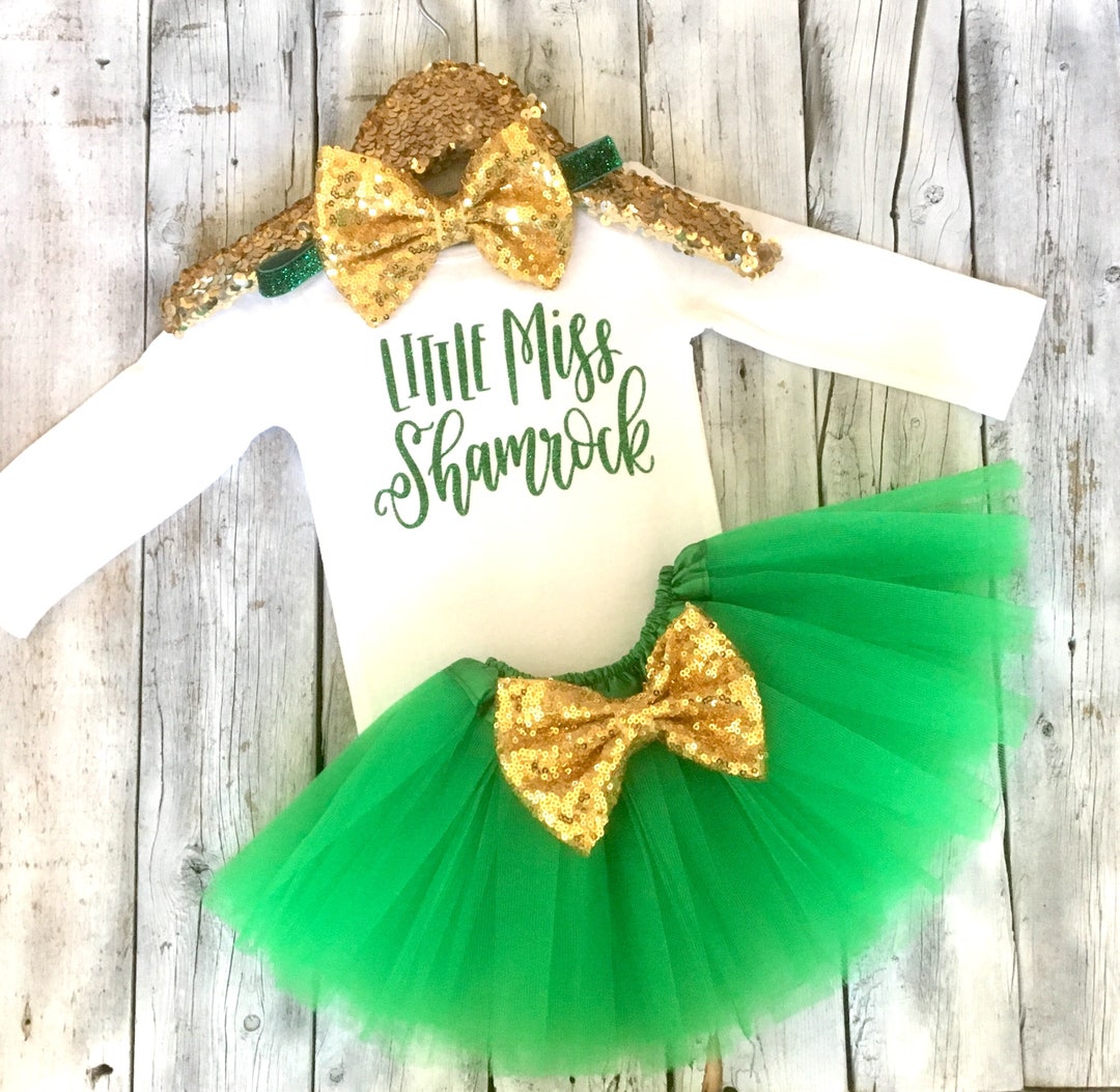 baby girl st pattys day outfit