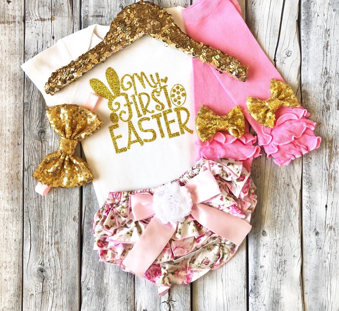 Girls My First Easter, My First Easter Outfit, My 1st Easter Bloomer