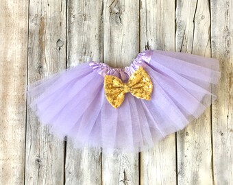 Lavender and gold tutu, cake smash tutu, lavender tutu, gold tutu, purple Birthday tutu, tutu, baby tutu, toddler tutu, newborn tutu, girls