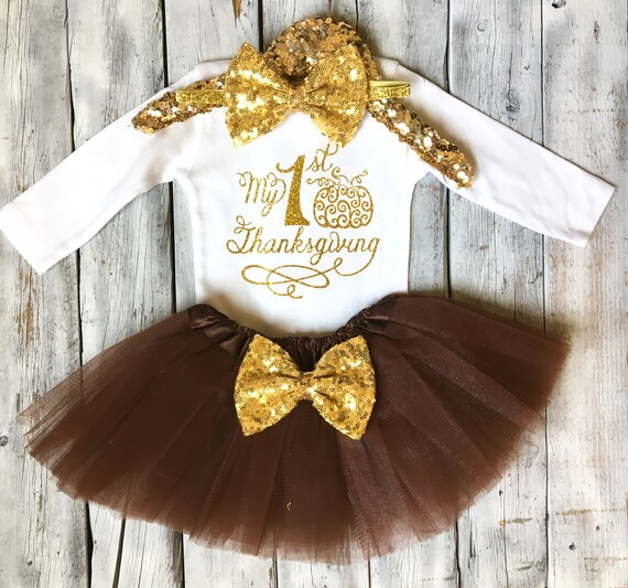 Etsy baby girl thanksgiving outfit sale