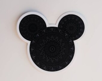 Mouse Head Vinyl Sticker