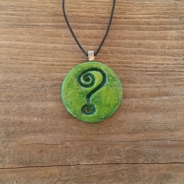 Question Mark Necklace Etsy UK