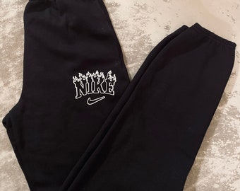 Nike sweatpants | Etsy