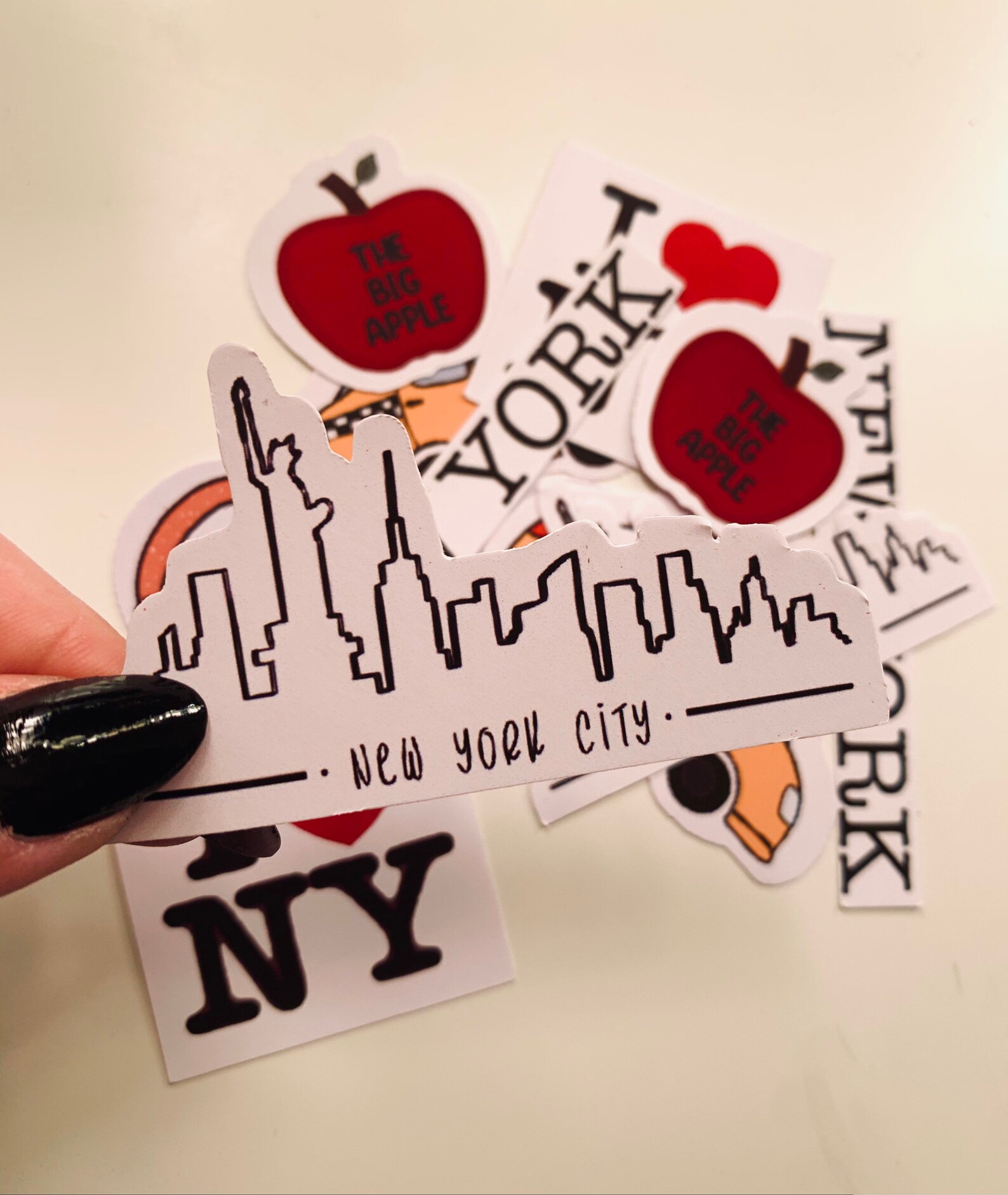 Custom City Sticker Packs New York City Stickers Custom Etsy
