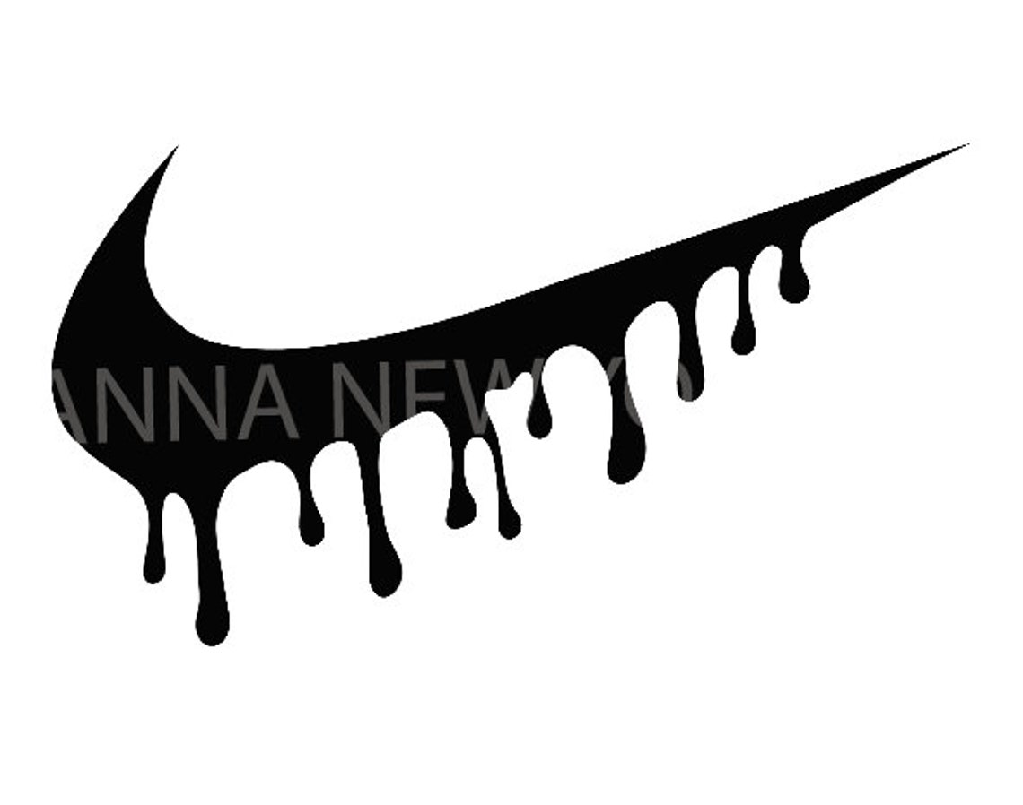 Custom Nike Drip Logo Vector Nike Swoosh Check Logo Nike | Etsy