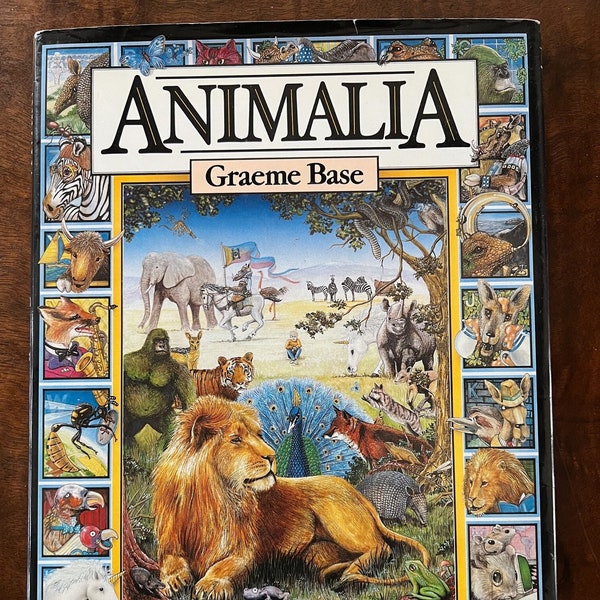 Animalia, vintage 1987 illustrated children's book