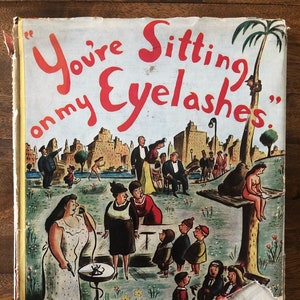 You&#39;re Sitting on My Eyelashes, rare vintage 1943 humor book by New Yorker Magazine cartoonist Whitney Darrow Jr.