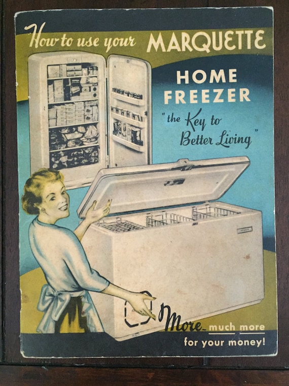 How to Use Your Marquette Home Freezer Vintage 1956 Etsy