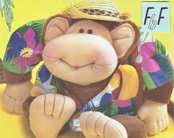 stuffed monkey from the 80's