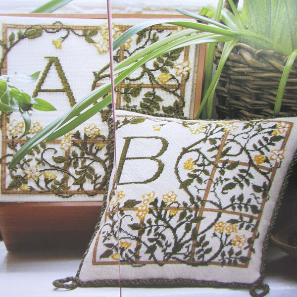 Monogram Needlepoint Etsy