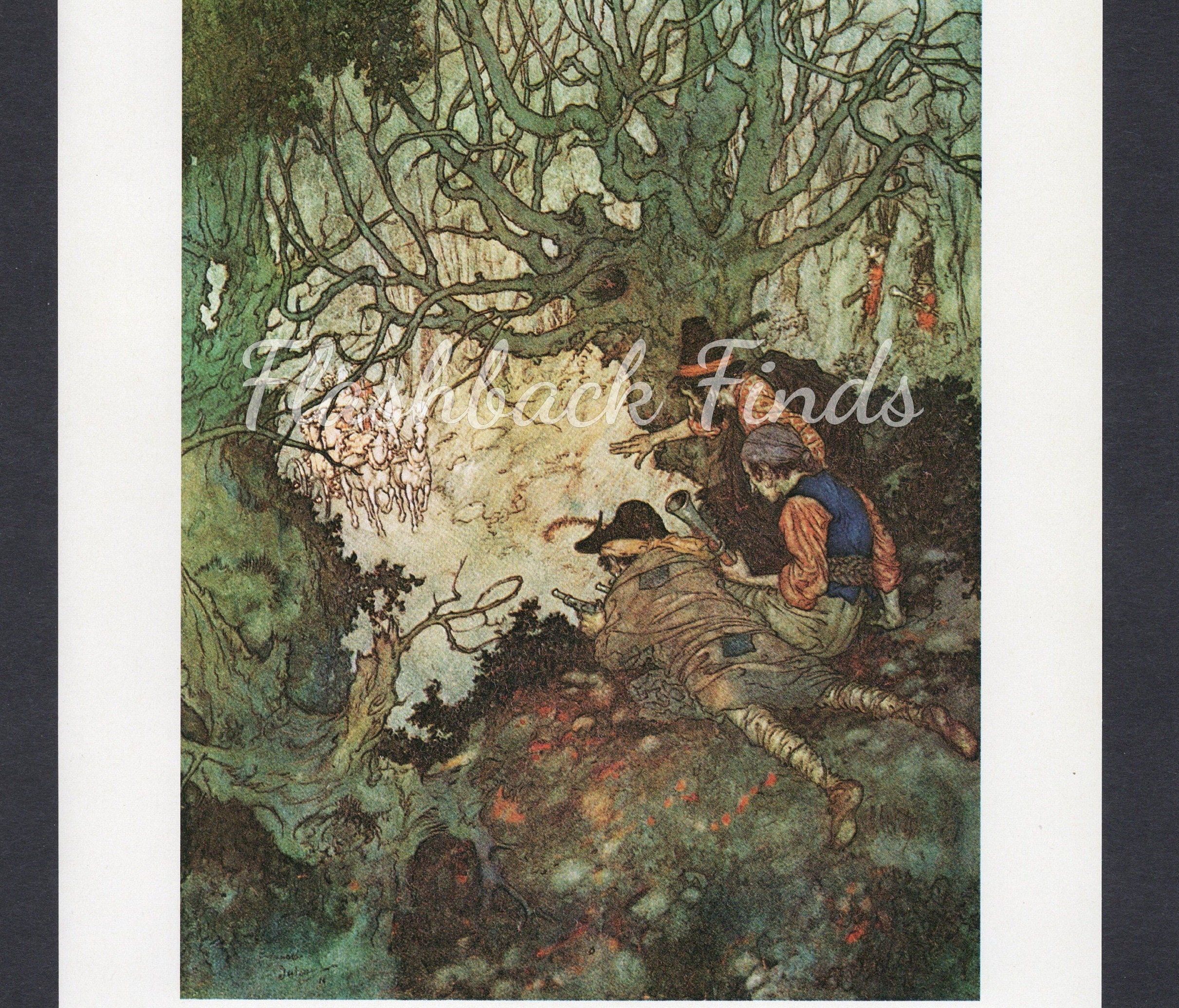 The Snow Queen Fantasy Art Print by Edmund Dulac/ Children's Hans ...