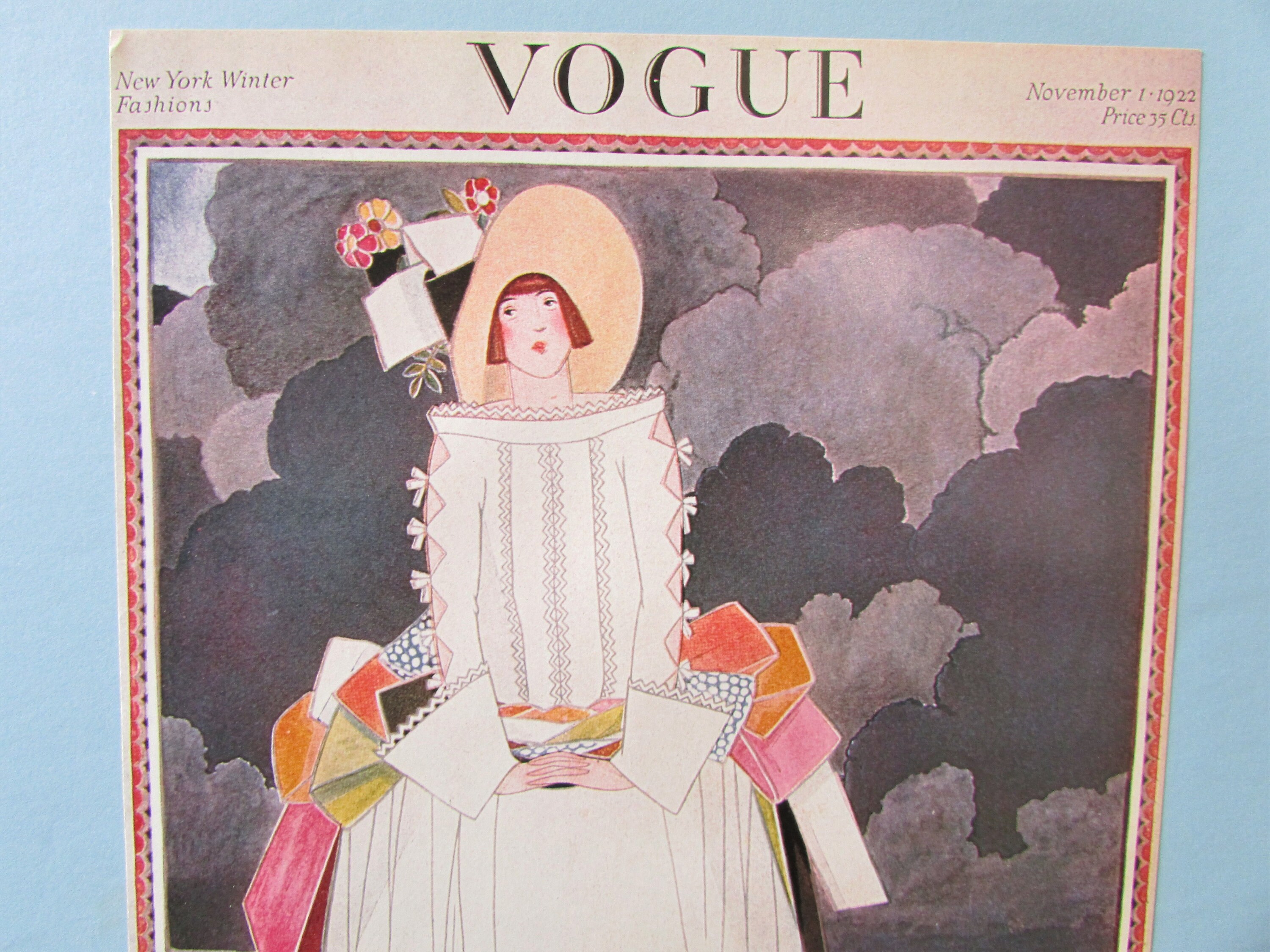 Vogue Magazine Cover Art Print/ Victorian 