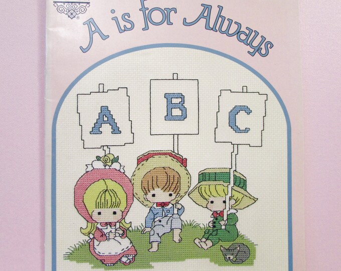 Precious Moments Alphabet Cross Stitch Pattern Book/ A is for Always ...