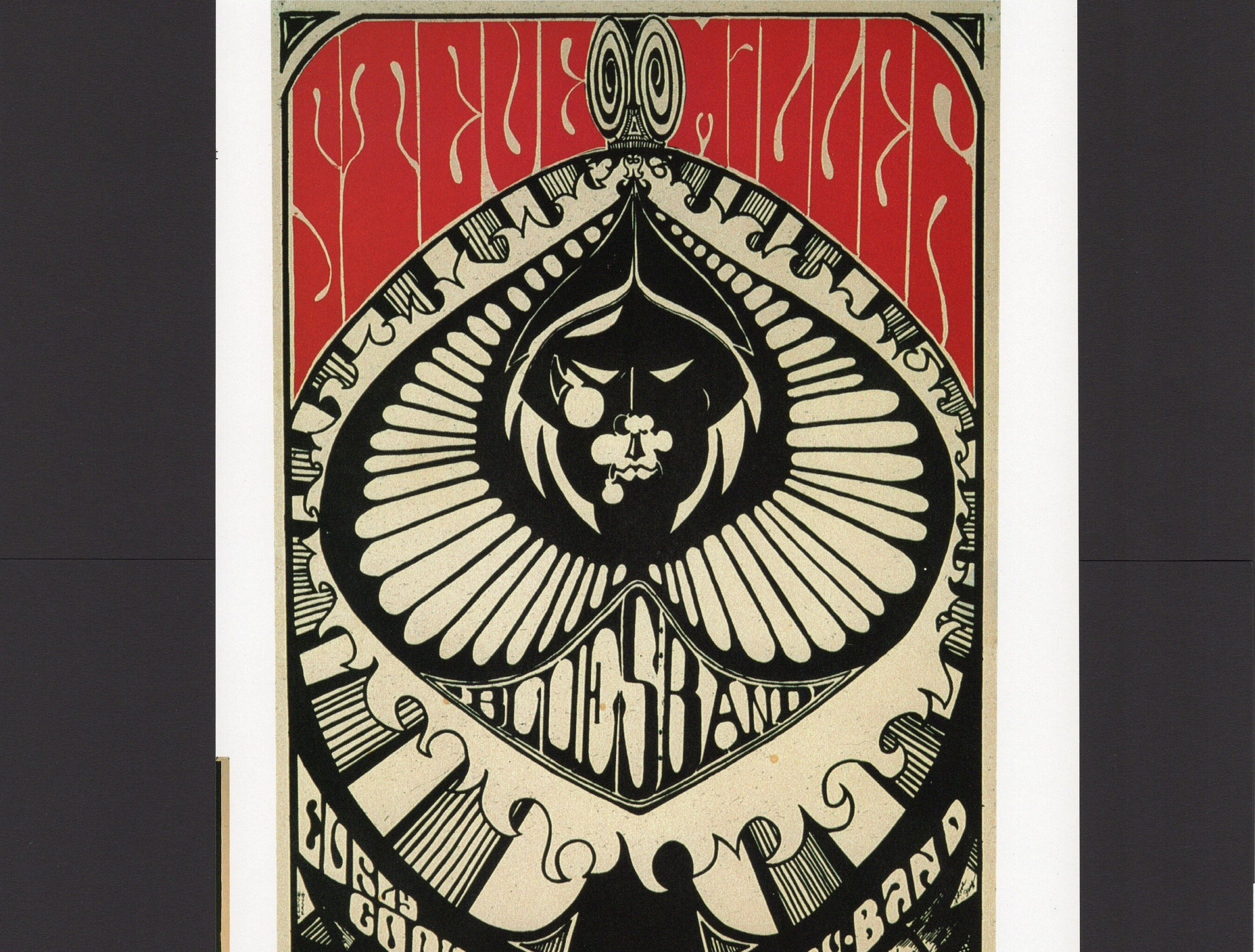 Steve Miller Band Concert Poster/ Curly Cooke's Hurdy Gurdy Band