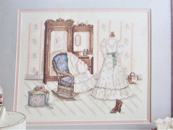 Paula Vaughan Wedding Dress Cross Stitch Pattern/ Leisure Art