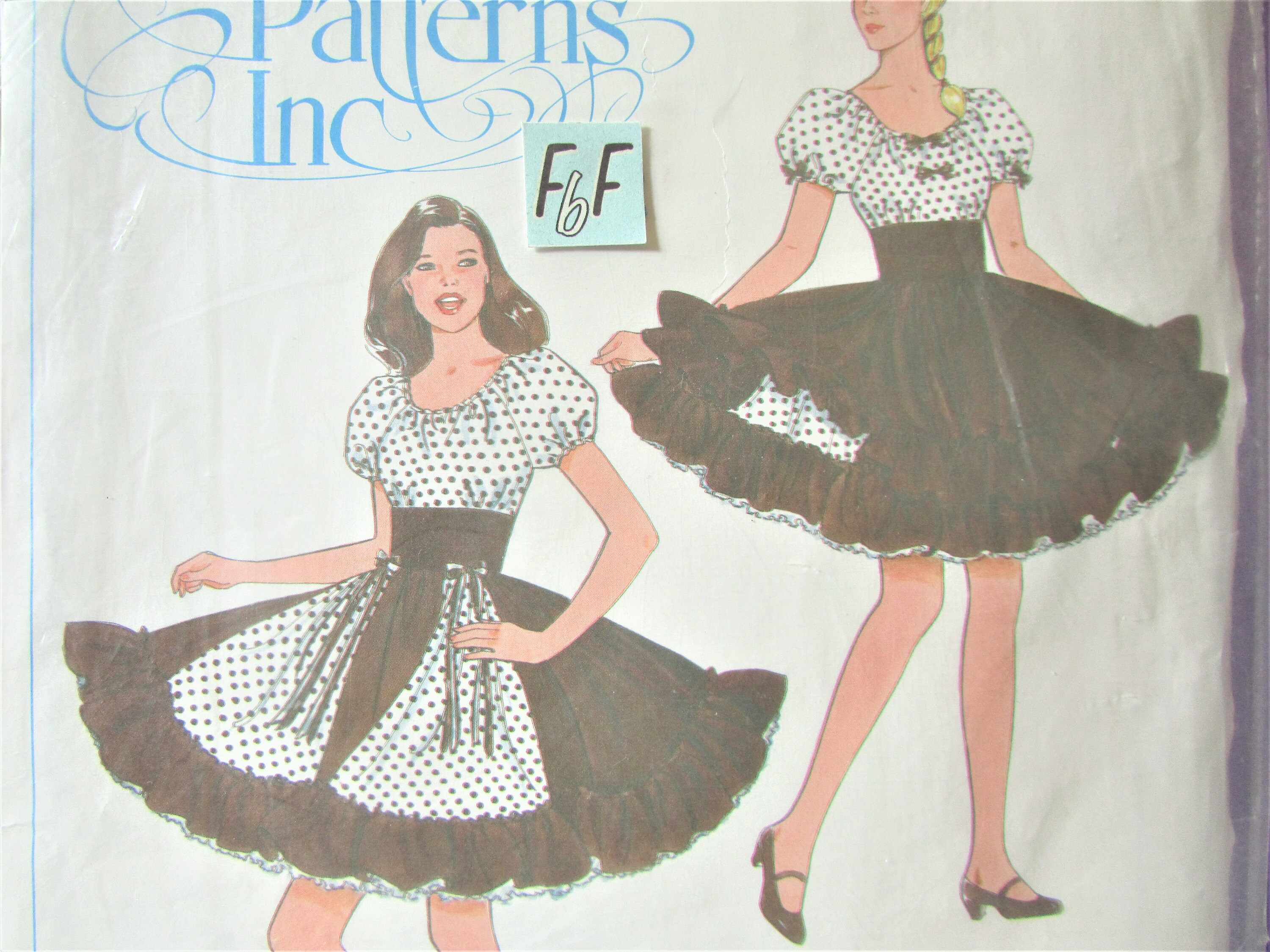 Square Dance Dress Costume Sewing Pattern/ Authentic Patterns Etsy