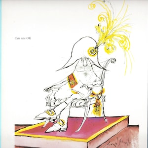Dibujos animados Napoleon Cats Rule Art Print por Ronald Searle/ The Exchange, Funny Cat lover Ilustración, humor, Wall Art Decoración para enmarcar/ 8 X 11"