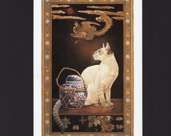 74kf105 陳均于津 画 「ねこ」綿本 掛軸  絵画  (検索) 床飾り 書 74kf105 陳均于津 画 「ねこ」綿本 掛軸 絵画 (検索) 床飾り 書