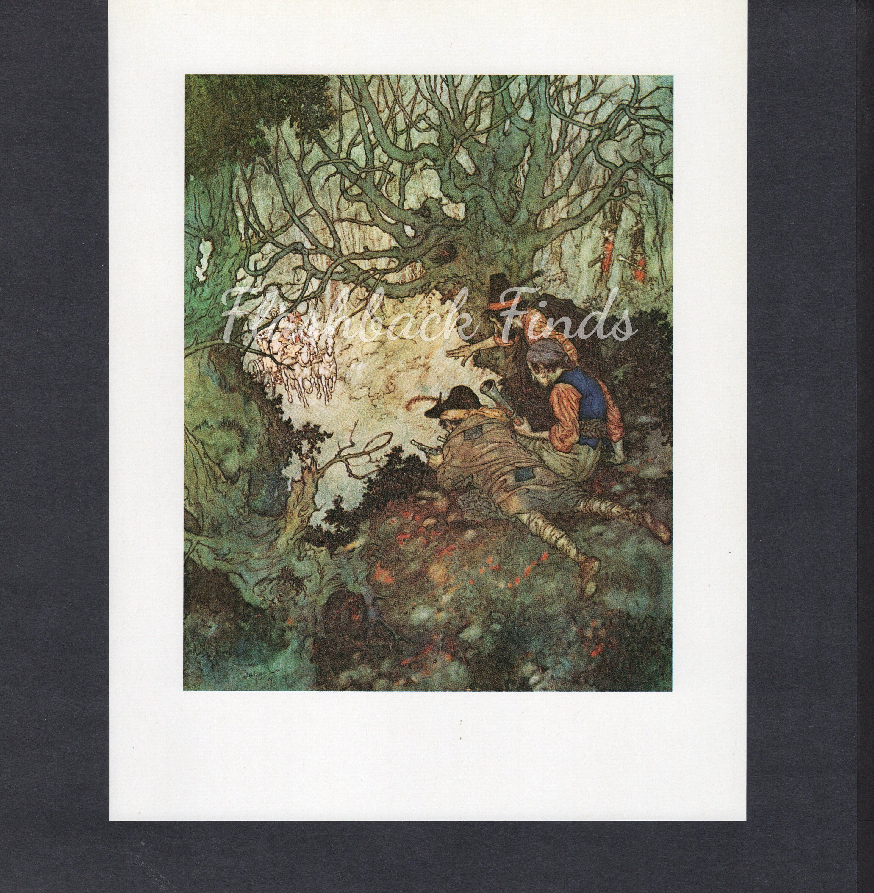 The Snow Queen Fantasy Art Print by Edmund Dulac/ Children's Hans ...