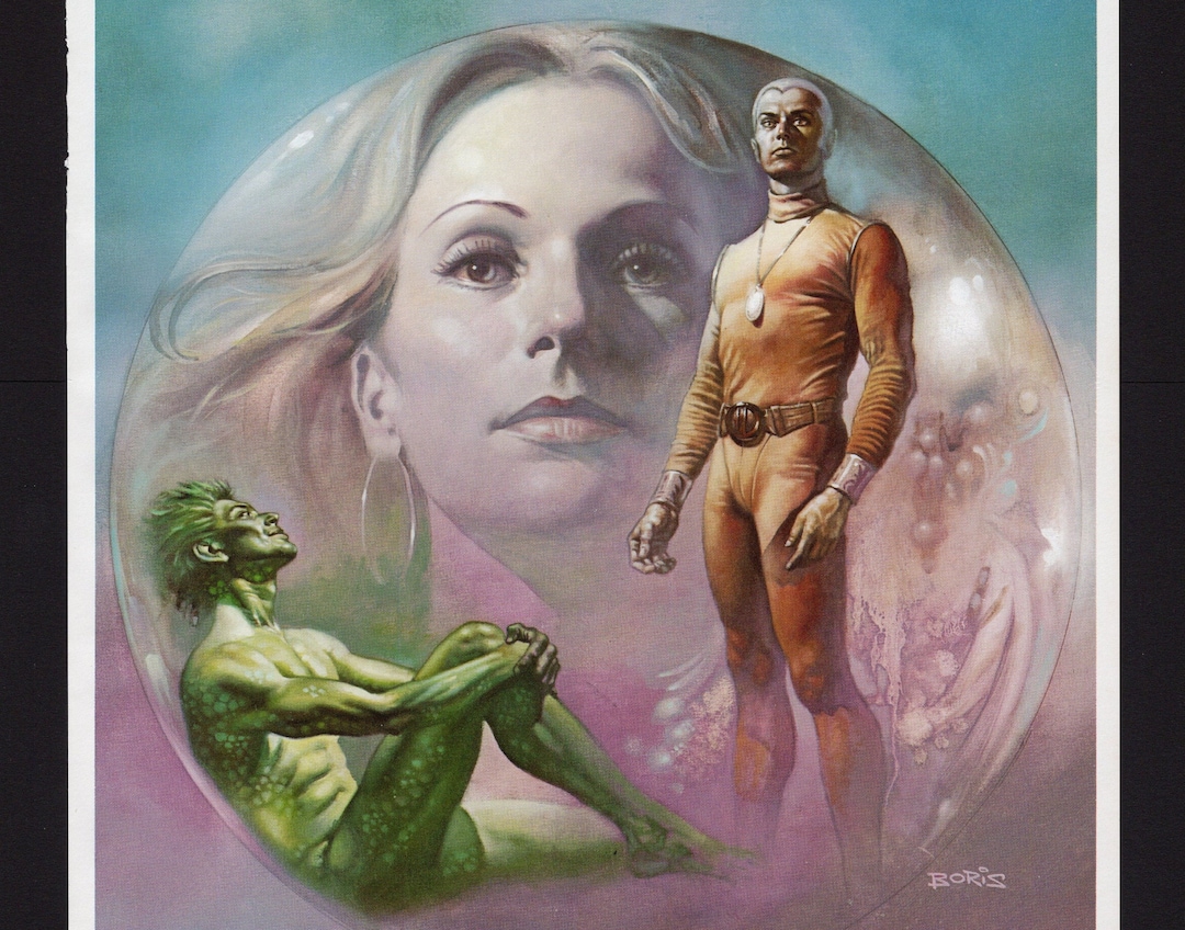 Science Fiction Fantasy Art Print by Boris Vallejo/ A Place Beyond Man ...