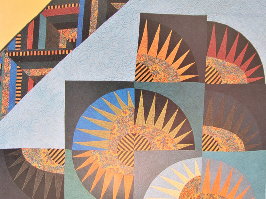 Emperors Wheel Quilt Pattern/ Block Pattern Quilt for Bedding Etsy