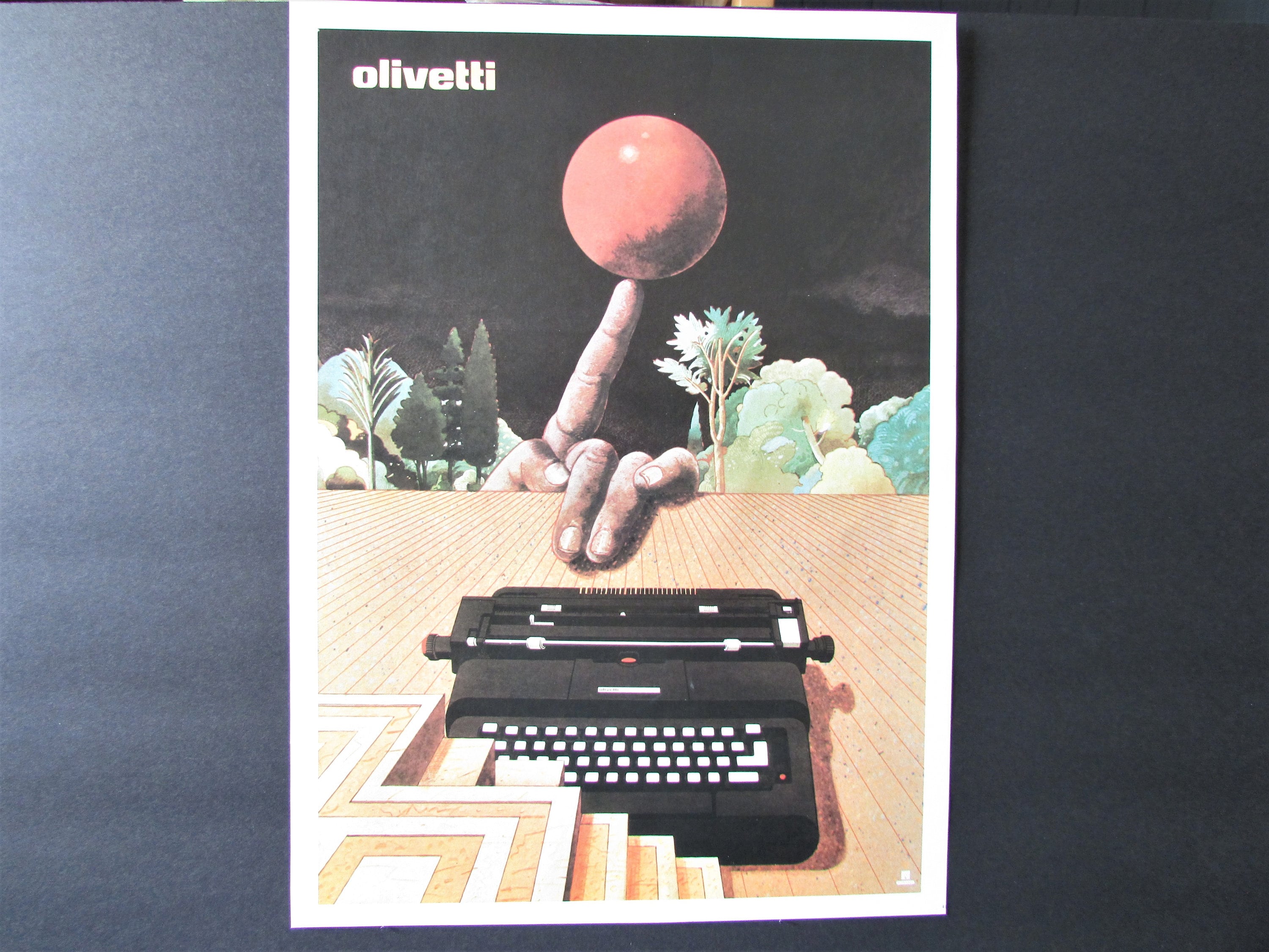 Echos olivetti/1993/ミケーレ デ ルッキ/ポスター Echos olivetti/1993/ミケーレ デ ルッキ/ポスター - メルカリ