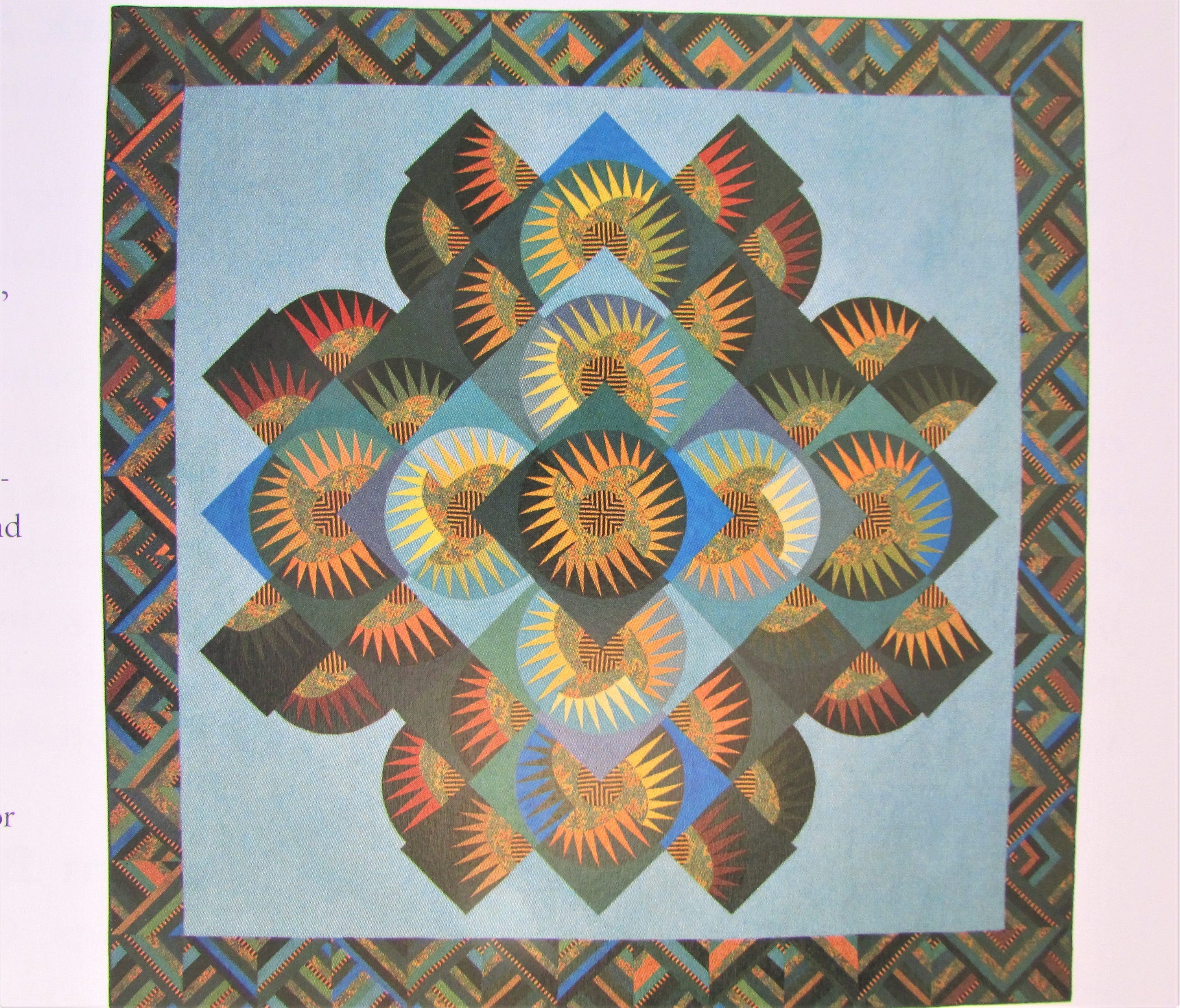Emperors Wheel Quilt Pattern/ Block Pattern Quilt for Bedding Etsy