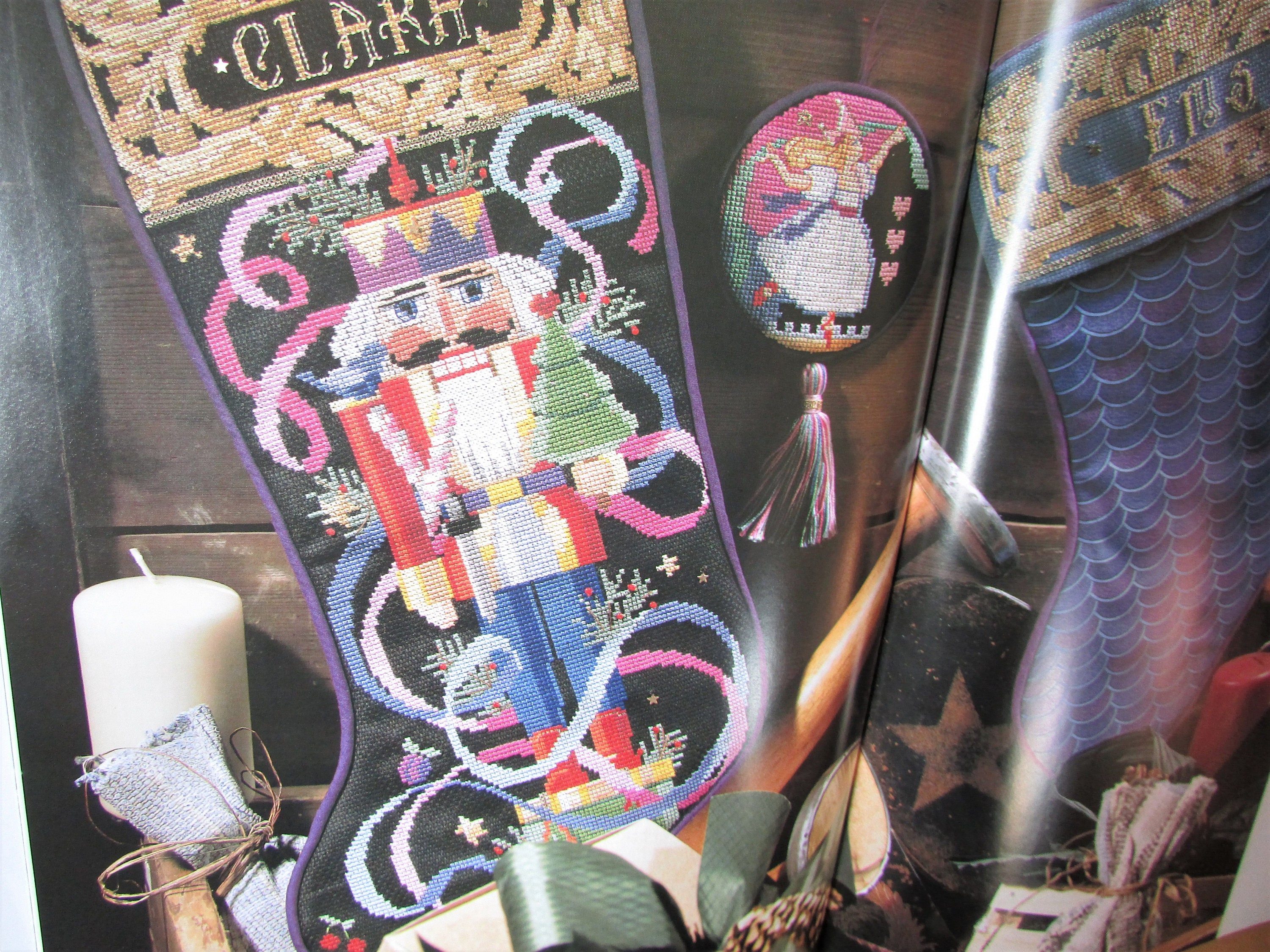 Nutcracker Christmas Stocking Cross Stitch Pattern/ Colorful Etsy