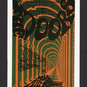 The Doors Concert Poster/ Music Venue, Lavender Hill Mob Rock