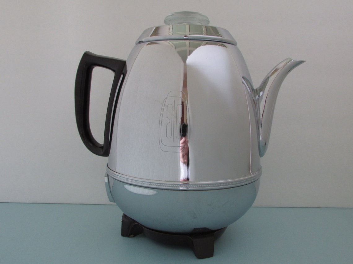GE General Electric Pot Belly Percolator 9 cup Automatic Etsy