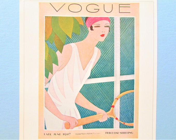 Vogue Magazine Cover Art Print/ Harriet Meserole's Sporting Woman